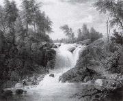 Asher Brown Durand Boonton Falls,New Jersey oil on canvas